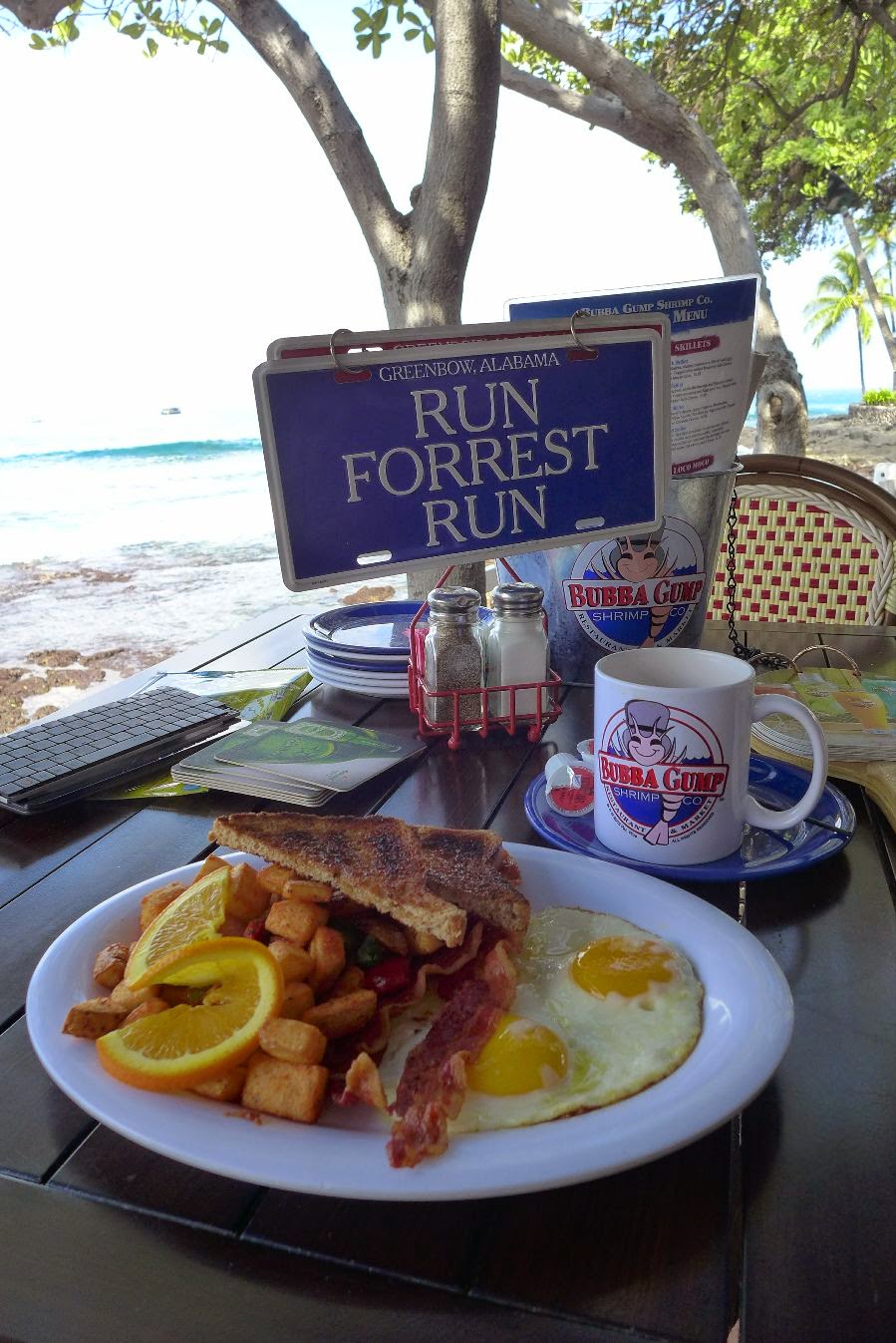 Fruehstueck bei Bubba Gump