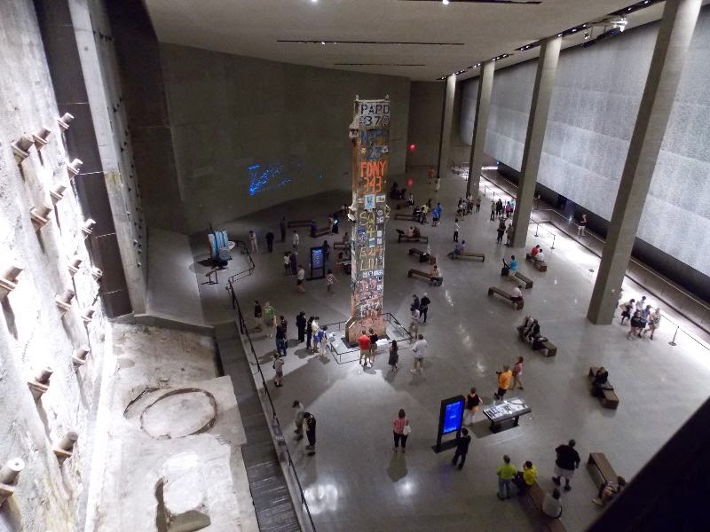 9/11/ Museum, links, die alte Slurry Wand